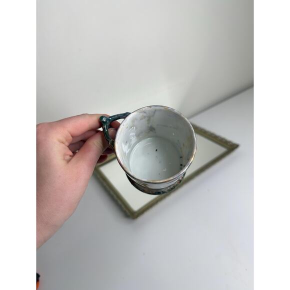 Beautiful One of a Kind Glazed Ceramic Coffee Mug signed - Picture 9 of 10